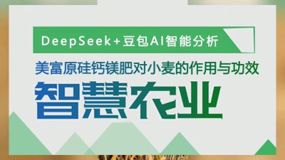 老铁们，马上准备冬小麦种植肥料了，我们用AI智慧农业分析了，美富原，叶碳酶乳酸肽活性硅，中药提取物加矿源，加枯草芽孢杆菌和胶冻样类芽孢杆菌的，中微量元素肥料硅钙镁肥，对小麦提质增产作用功效做分析，大家