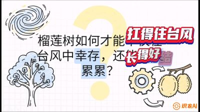 第四节：中国榴莲突围战：为生存重塑权型，抗台风矮化栽培与力学牵引，课程：《国产榴莲突围战：从泰国经验到中国实操的8堂必修课（高阶实战版）》