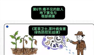 第06节：看不见的敌人&mdash;&mdash;地下害虫与根部病害，课程：《茗茶卫士&mdash;&mdash;茶叶病虫害绿色防控实战课》#识农AI