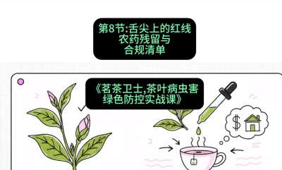 第08节：舌尖上的红线&mdash;&mdash;农药残留与合规清单，课程：《茗茶卫士&mdash;&mdash;茶叶病虫害绿色防控实战课》#识农AI