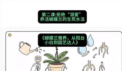 第二节：拒绝&ldquo;溺爱&rdquo;：养活蝴蝶兰的生死水法，课程：《蝴蝶兰雅养六讲：从阳台小白到园艺达人》#识农AI
